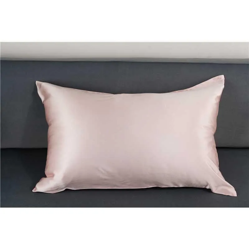 30 Momme silk pillowcase - queen - envelope - Pink