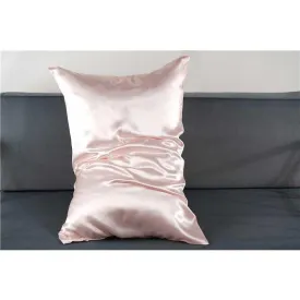 30 Momme silk pillowcase - queen - envelope - Pink