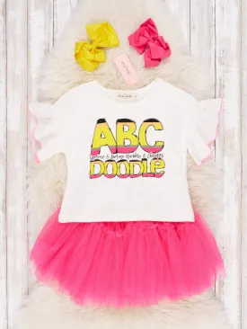 ABC Doodle Tulle Ruffle Outfit