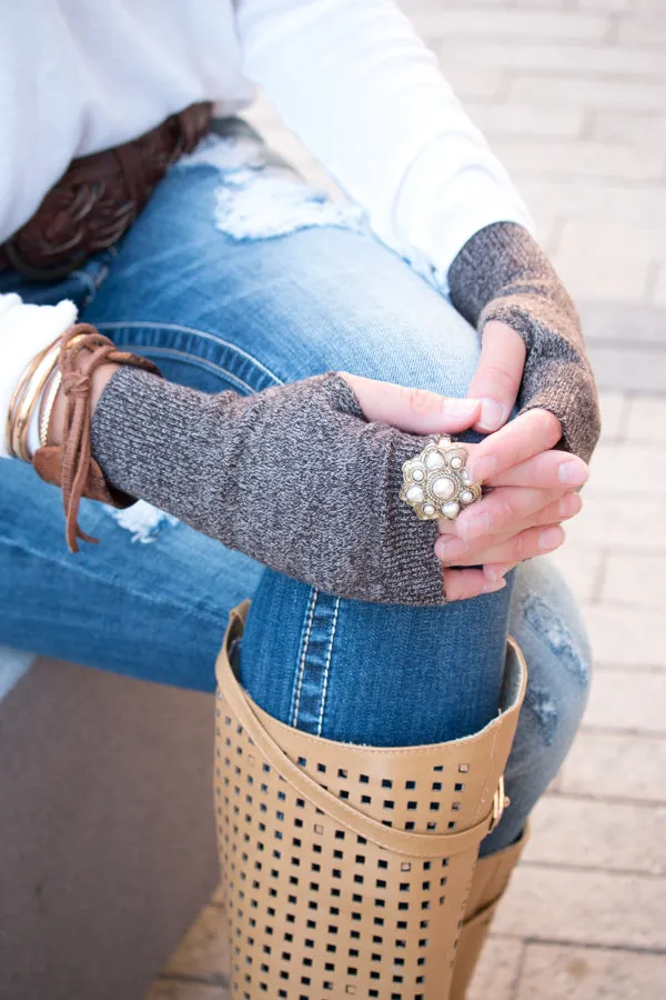 Cashmere Fingerless Gloves