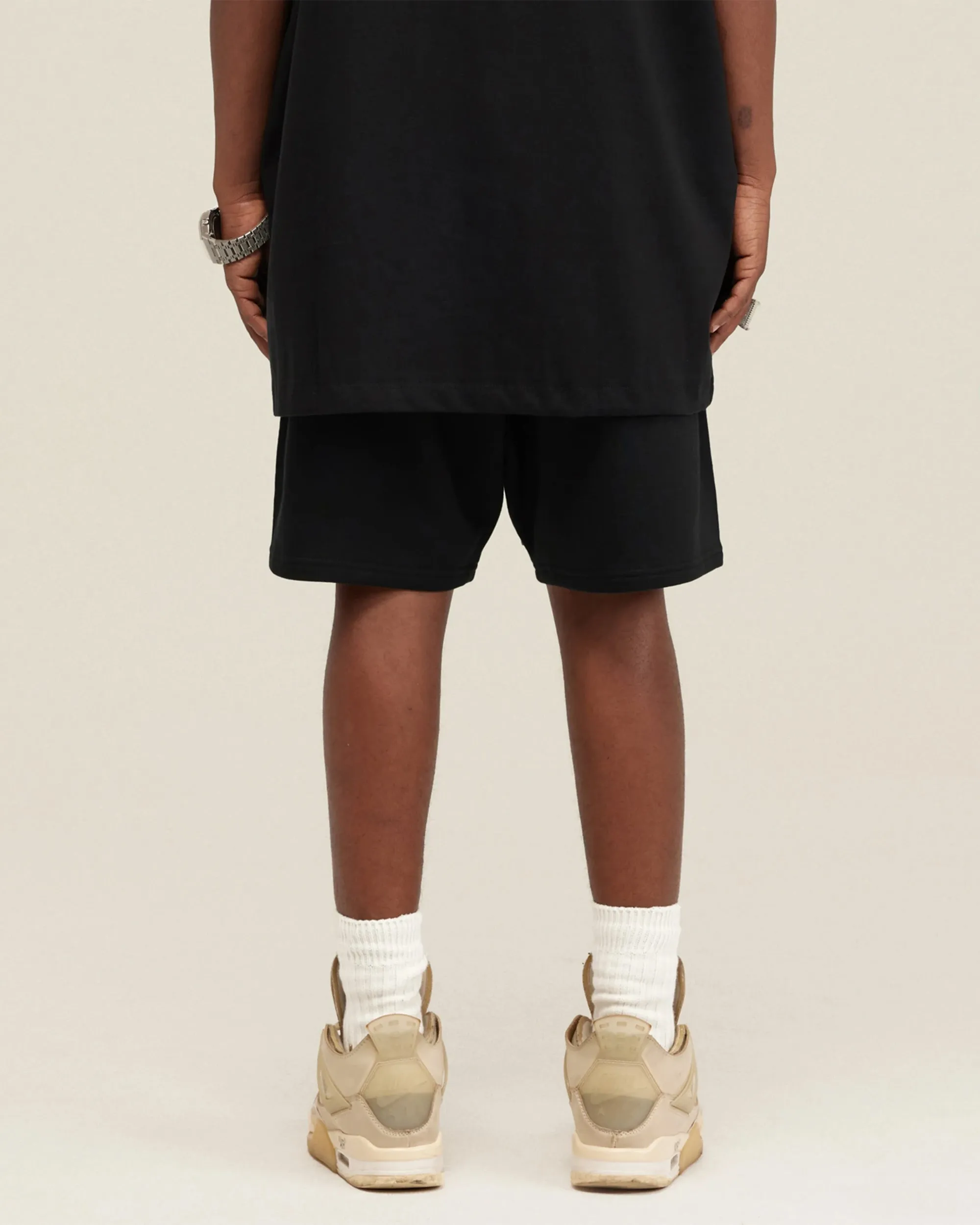 Heavyweight Cotton Essential Shorts with Drawstrings