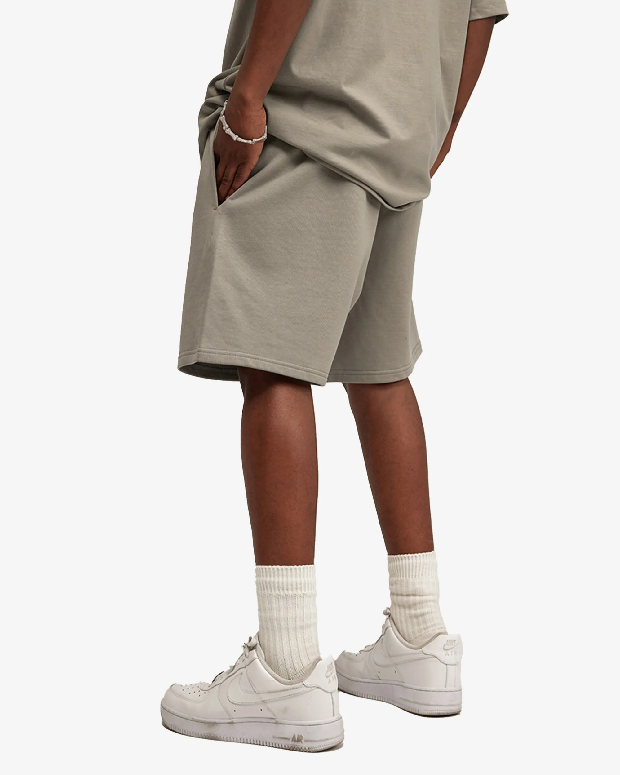 Heavyweight Cotton Essential Shorts with Drawstrings