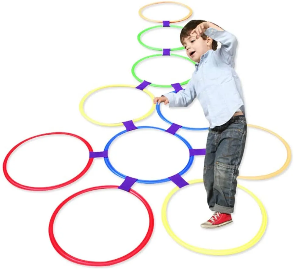 Hopscotch Rings Pretend Play - 10 Pieces