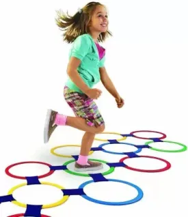 Hopscotch Rings Pretend Play - 10 Pieces