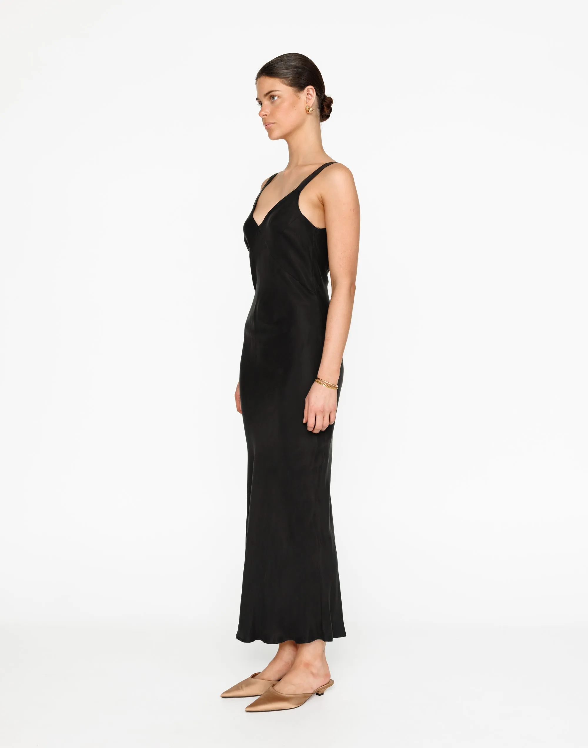 Kirsty Maxi Dress (Black)