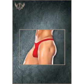 Male Power Bong Thong Red L/XL