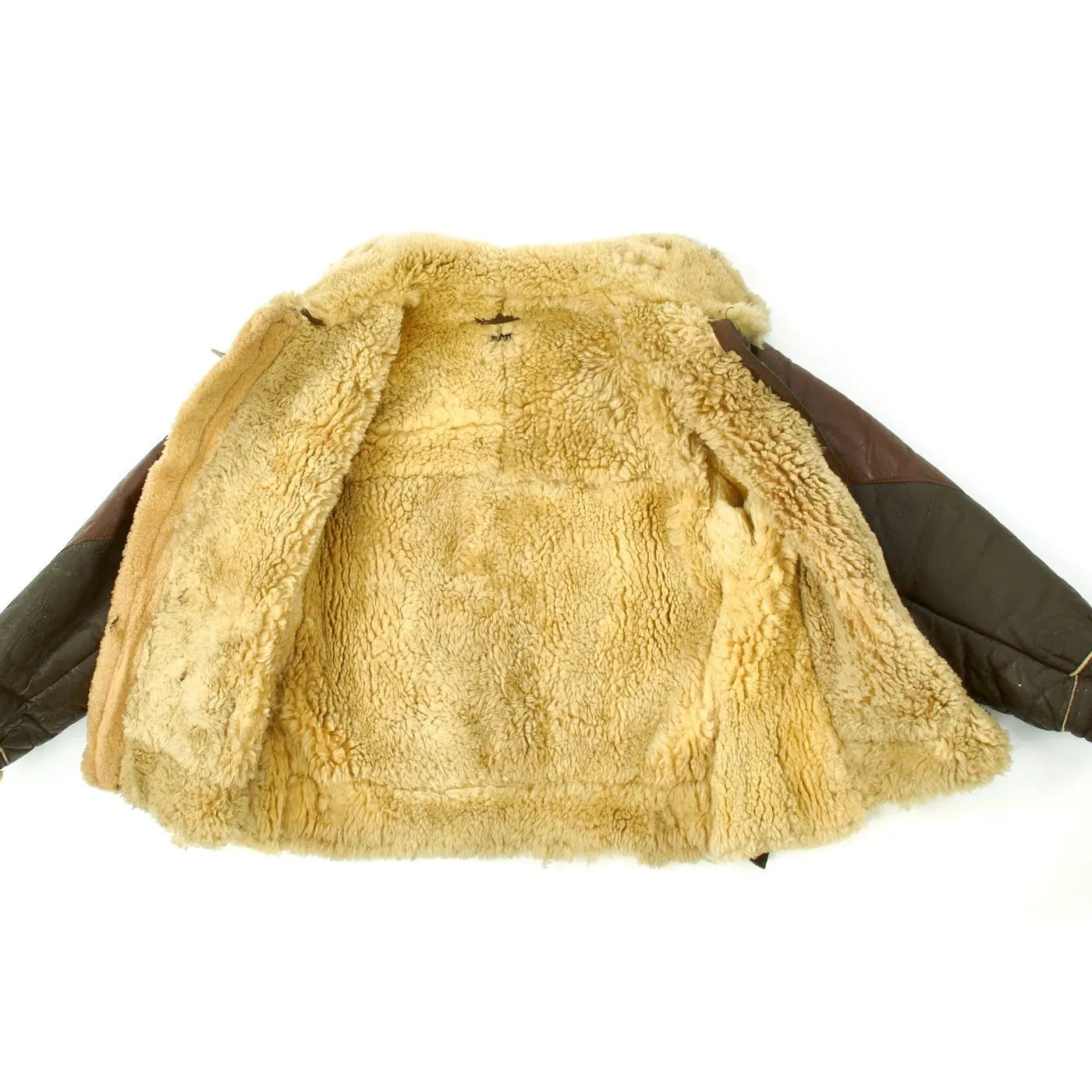 Original U.S. WWII B-3 Sheepskin Bomber Jacket - Size 40