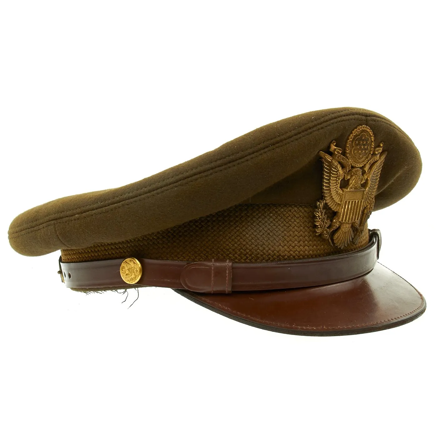 Original U.S. WWII USAAF Officer Crush Cap by Stetson