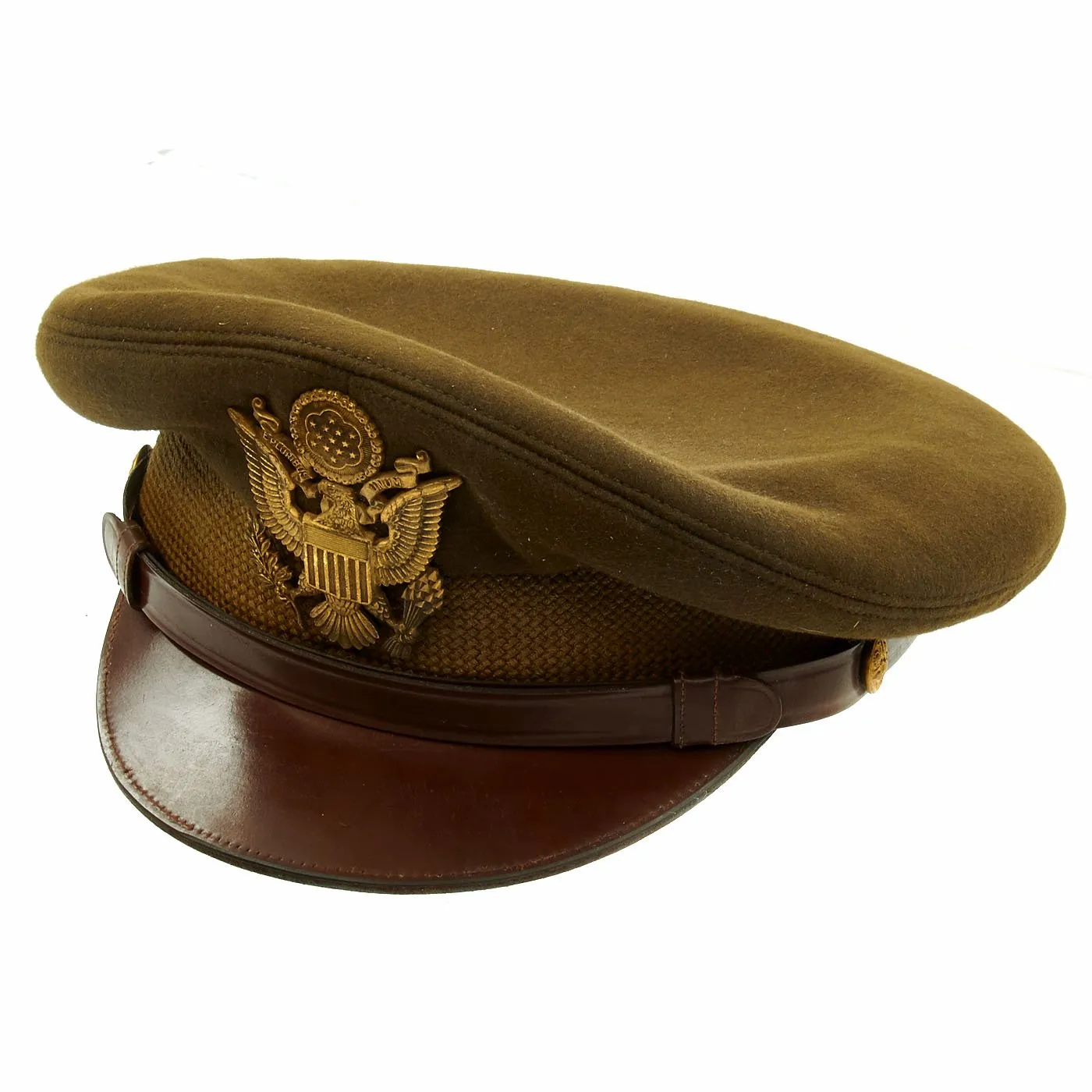 Original U.S. WWII USAAF Officer Crush Cap by Stetson