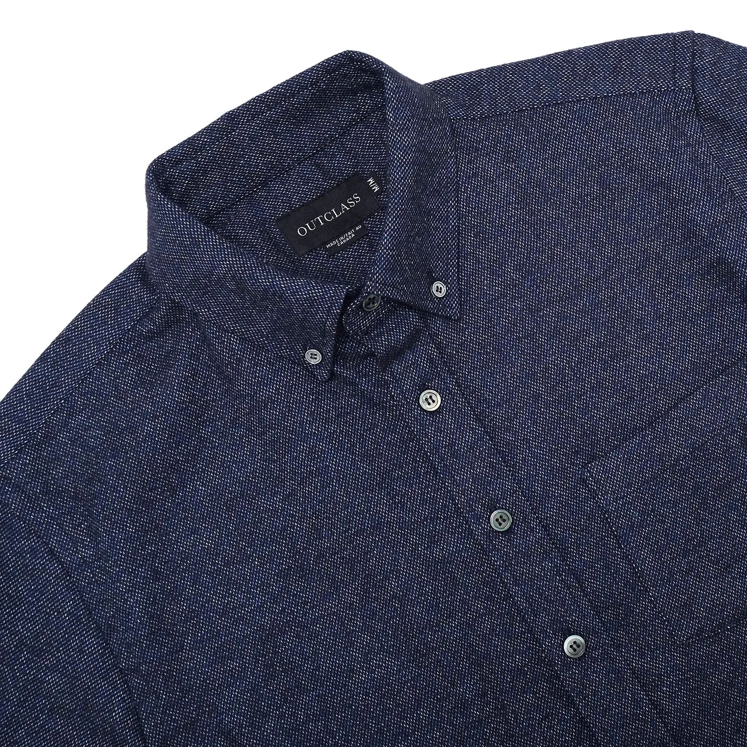 Outclass Shirt Tweed Flannel Indigo