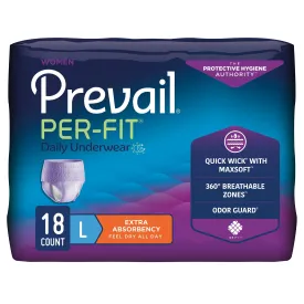 Prevail® Per-Fit® Women Extra Absorbent Underwear, Large