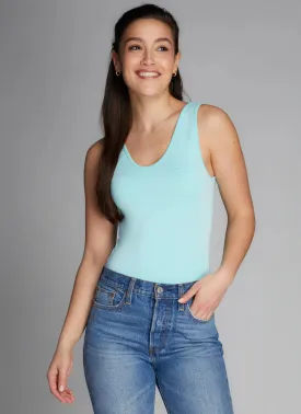 REVERSIBLE AQUA BAMBOO CAMISOLE