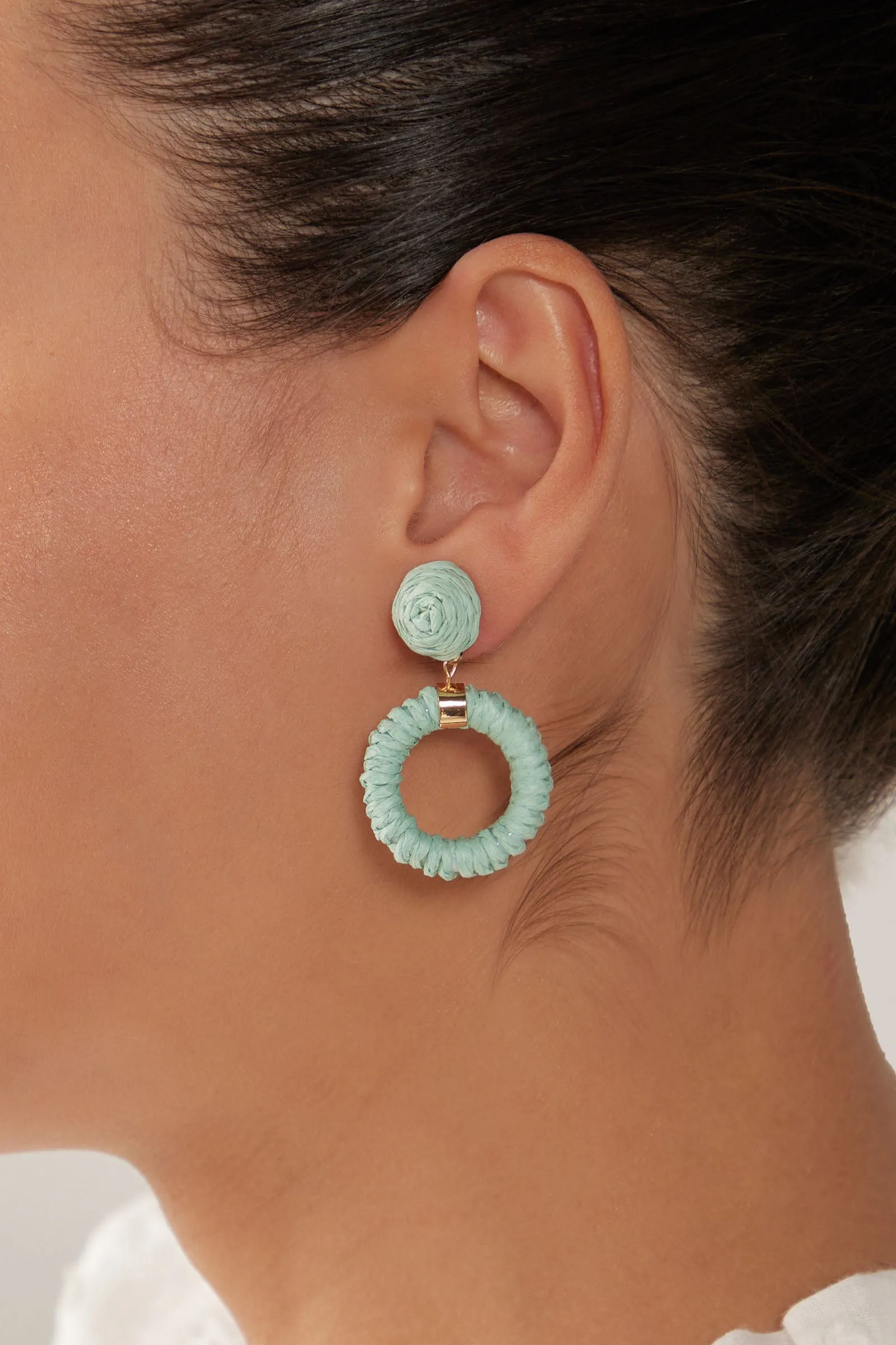 Sojourn Round Earring  - Coast