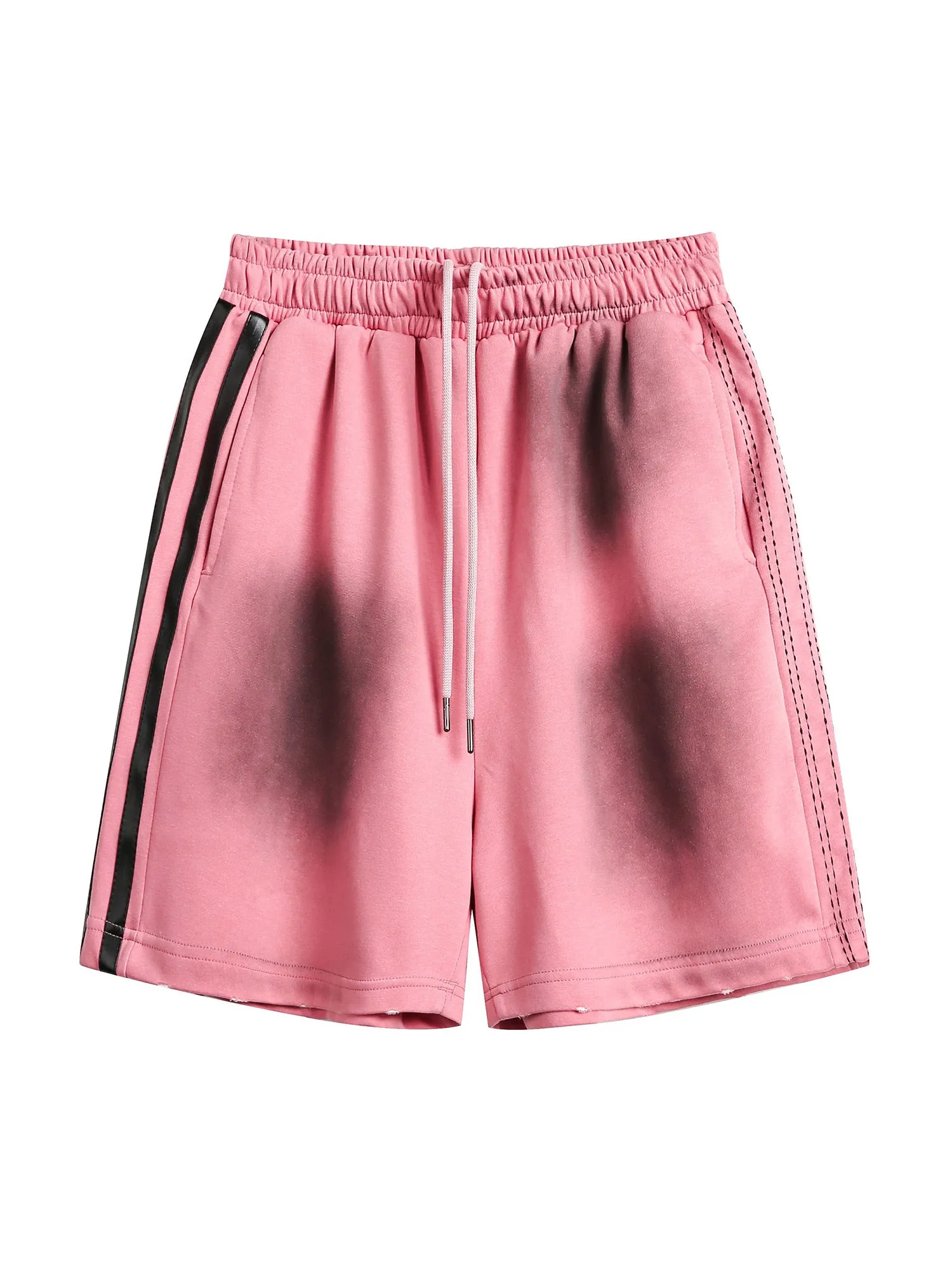 Thesupermade American Retro Spray Paint Casual Shorts