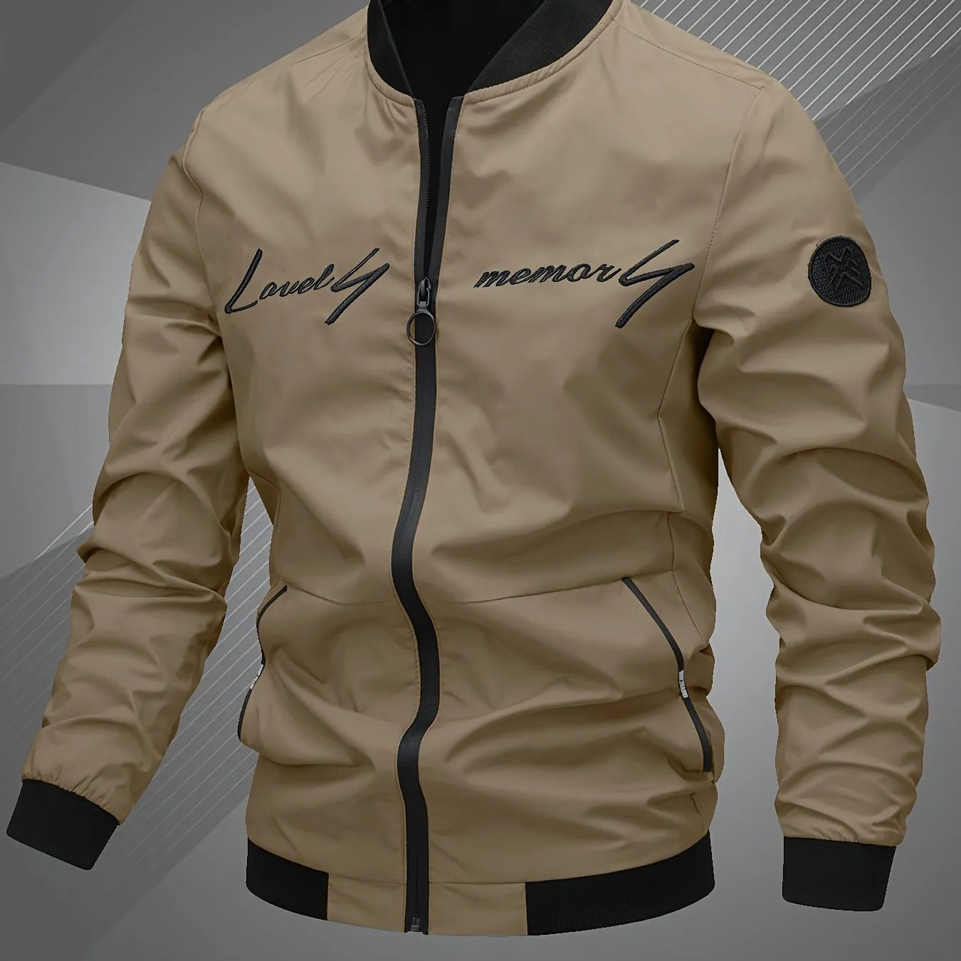 Toprated Mens Embroidered Bomber Jacket  Perfect Gift