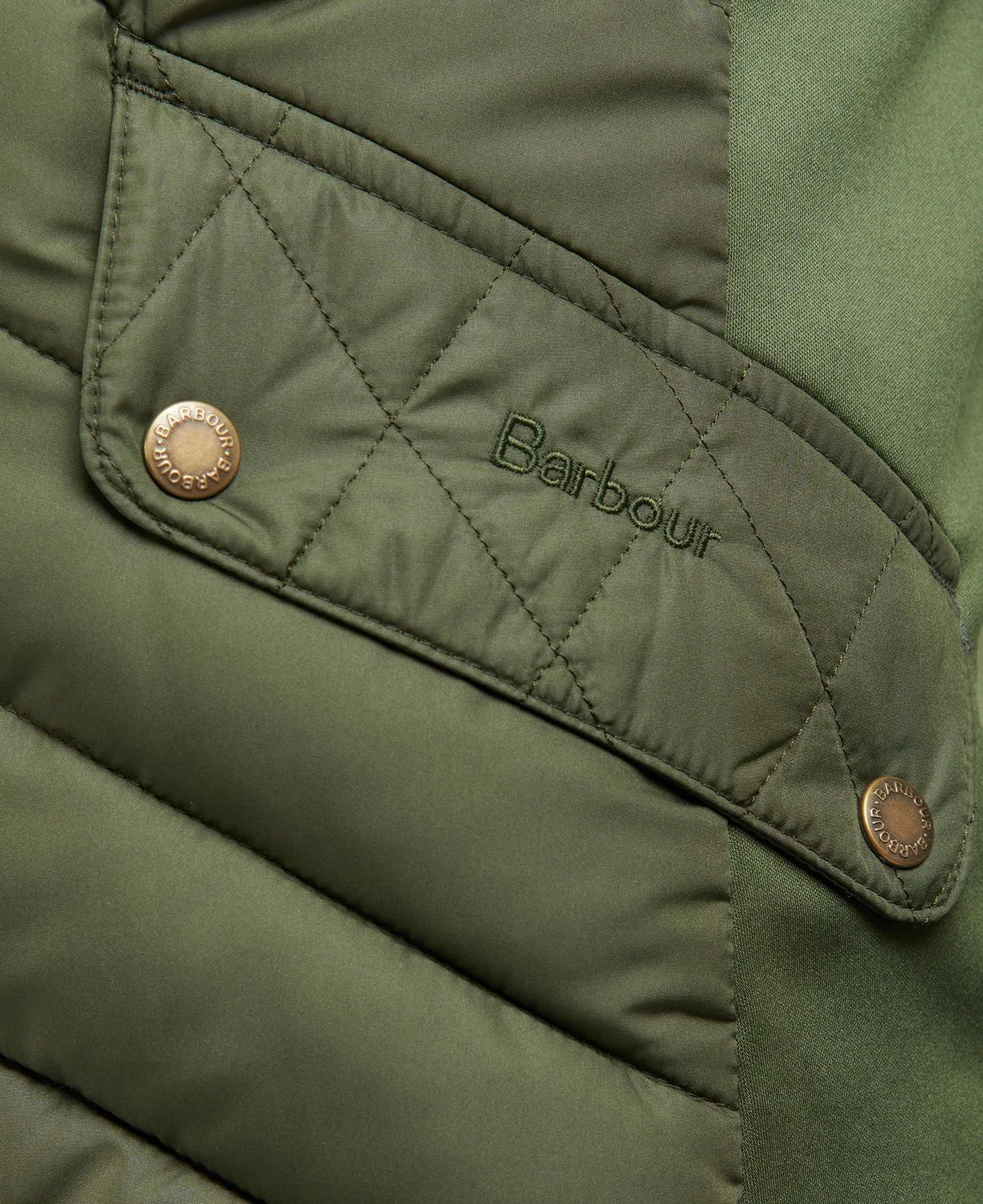 Women's Stretch Cavalry Quilted Jacket - Olive